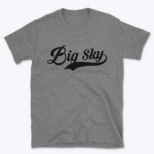 Big Sky Montana Vintage Team Basic T-Shirt