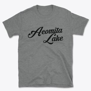Acomita Lake New Mexico Vintage Team Basic T-Shirt