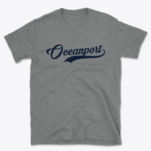 Oceanport New Jersey Vintage Team Basic T-Shirt