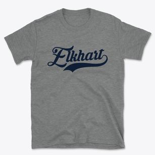 Elkhart Indiana Vintage Team Basic T-Shirt
