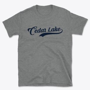 Cedar Lake Wisconsin Vintage Team Basic T-Shirt