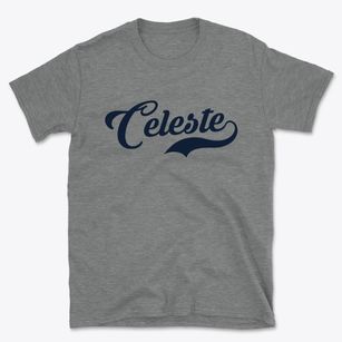 Celeste Texas Vintage Team Basic T-Shirt