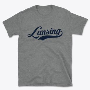 Lansing Ohio Vintage Team Basic T-Shirt