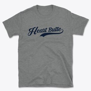 Heart Butte Montana Vintage Team Basic T-Shirt