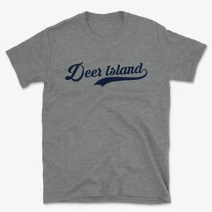Deer Island Oregon Vintage Team Basic T-Shirt