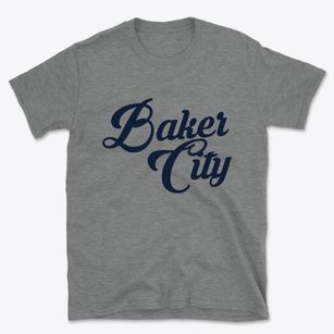 Baker City Oregon Vintage Team Basic T-Shirt