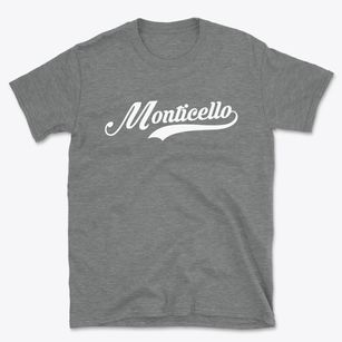 Monticello Louisiana Vintage Team Basic T-Shirt