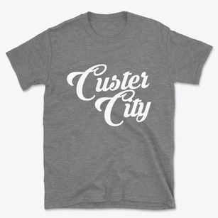 Custer City Oklahoma Vintage Team Basic T-Shirt