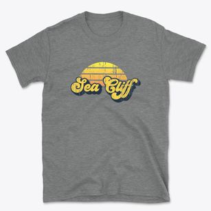 Sea Cliff New York Sublime Sunset Basic T-Shirt