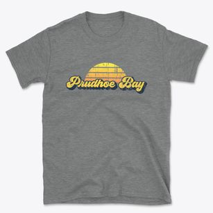 Prudhoe Bay Alaska Sublime Sunset Basic T-Shirt