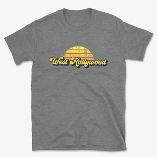 West Hollywood California Sublime Sunset Basic T-Shirt