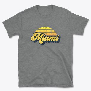 Miami Arizona Sublime Sunset Basic T-Shirt