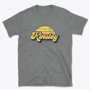 Kinsley Kansas Sublime Sunset Basic T-Shirt