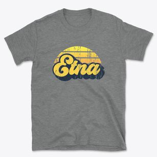 Etna Maine Sublime Sunset Basic T-Shirt