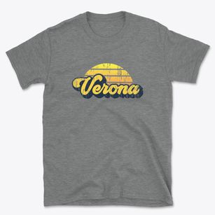 Verona North Dakota Sublime Sunset Basic T-Shirt