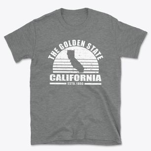  California Sunset Basic T-Shirt