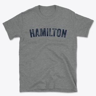 Hamilton Massachusetts Timeless Retro Basic T-Shirt