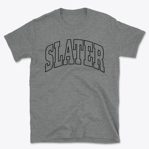 Slater Iowa Trendy Block Basic T-Shirt