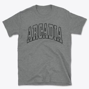 Arcadia Ohio Trendy Block Basic T-Shirt