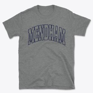 Mendham New Jersey Trendy Block Basic T-Shirt