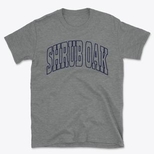 Shrub Oak New York Trendy Block Basic T-Shirt