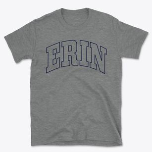 Erin Tennessee Trendy Block Basic T-Shirt
