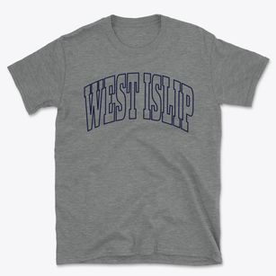West Islip New York Trendy Block Basic T-Shirt