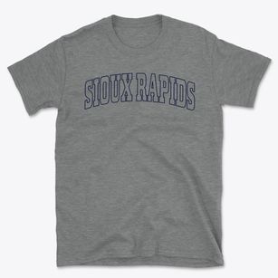 Sioux Rapids Iowa Trendy Block Basic T-Shirt