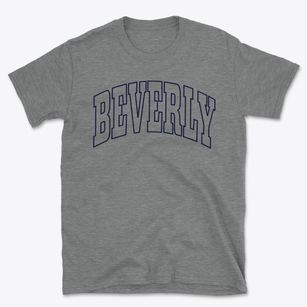 Beverly West Virginia Trendy Block Basic T-Shirt
