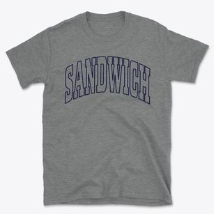 Sandwich Massachusetts Trendy Block Basic T-Shirt