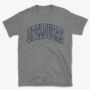 Opelousas Louisiana Trendy Block Basic T-Shirt