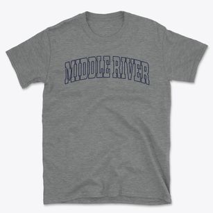 Middle River Minnesota Trendy Block Basic T-Shirt