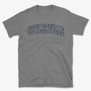 Cuylerville New York Trendy Block Basic T-Shirt