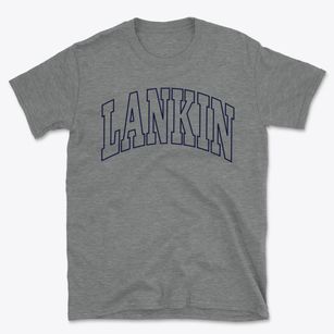 Lankin North Dakota Trendy Block Basic T-Shirt
