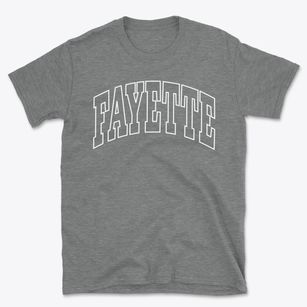 Fayette Ohio Trendy Block Basic T-Shirt
