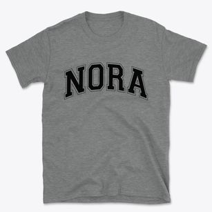 Nora Nebraska Varsity Basic T-Shirt