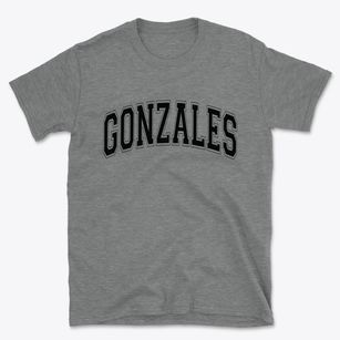 Gonzales California Varsity Basic T-Shirt