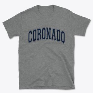 Coronado California Varsity Basic T-Shirt