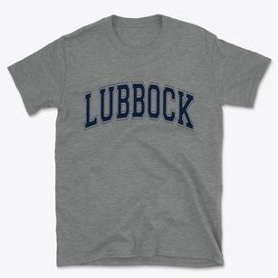 Lubbock Texas Varsity Basic T-Shirt