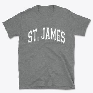 St. James North Carolina Varsity Basic T-Shirt
