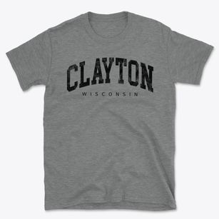 Clayton Wisconsin Urban Vibe Basic T-Shirt