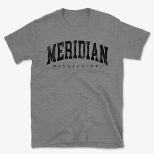 Meridian Mississippi Urban Vibe Basic T-Shirt