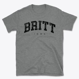 Britt Iowa Urban Vibe Basic T-Shirt