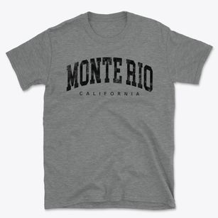Monte Rio California Urban Vibe Basic T-Shirt