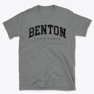 Benton California Urban Vibe Basic T-Shirt