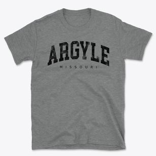 Argyle Missouri Urban Vibe Basic T-Shirt