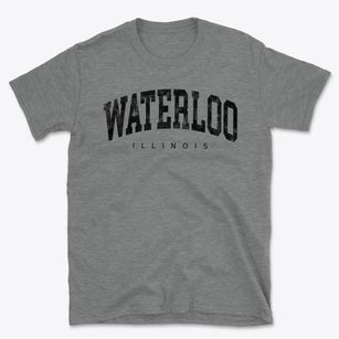 Waterloo Illinois Urban Vibe Basic T-Shirt
