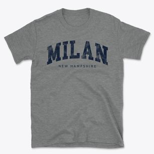 Milan New Hampshire Urban Vibe Basic T-Shirt