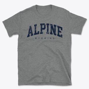 Alpine Wyoming Urban Vibe Basic T-Shirt