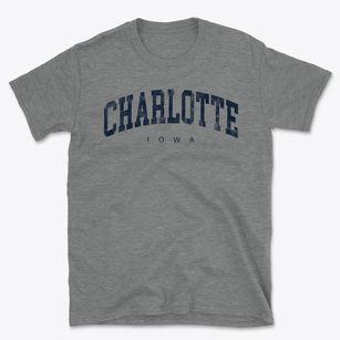 Charlotte Iowa Urban Vibe Basic T-Shirt